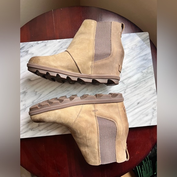 EUC Sorel Bootie Size 10 Women’s Joan of Arc Ash Brown - Picture 3 of 7